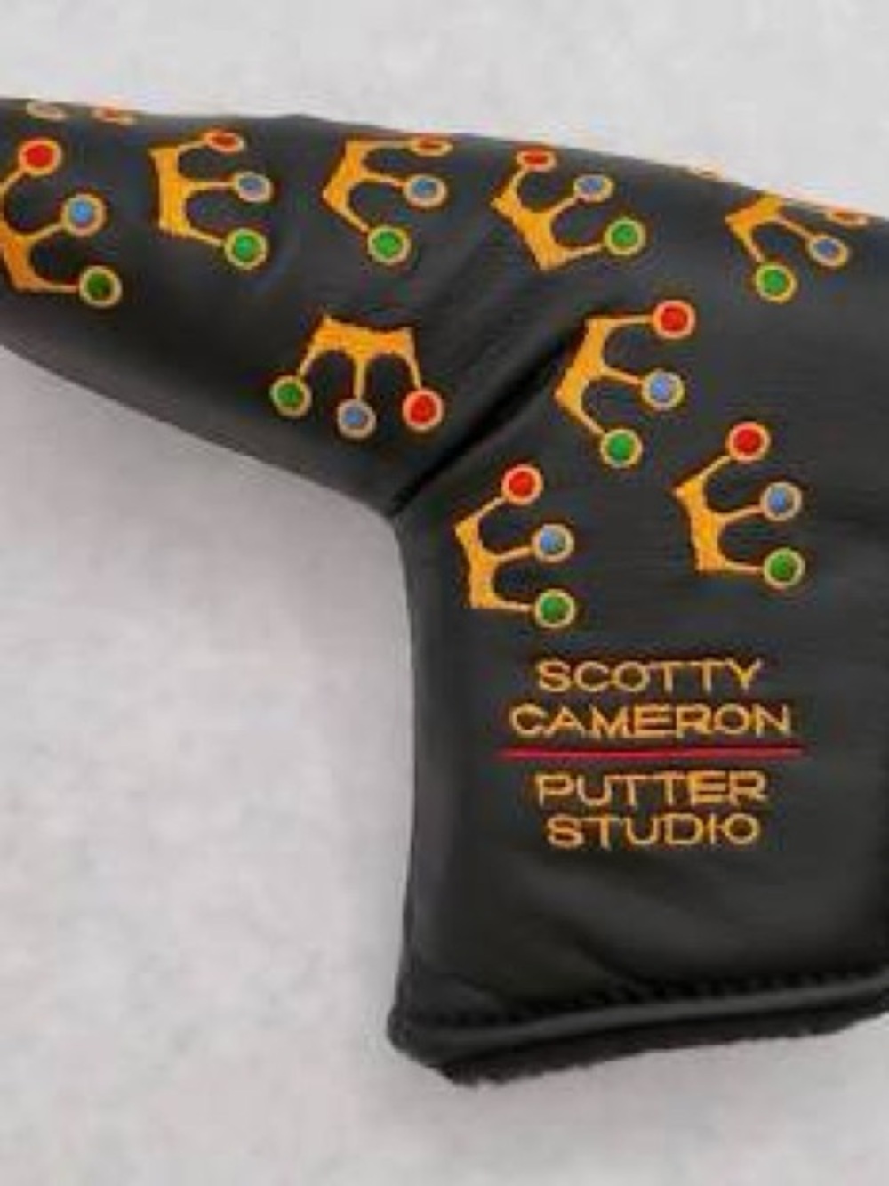 Scotty Cameron Black Mini Crowns Putter Cover